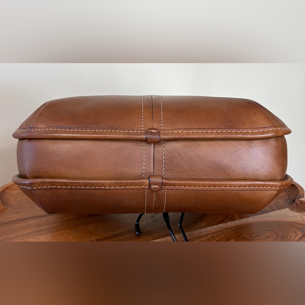 Coach Ergo Shoulder Bag Originals Forever Collection Brown Leather C3855 - Picture 12 of 17